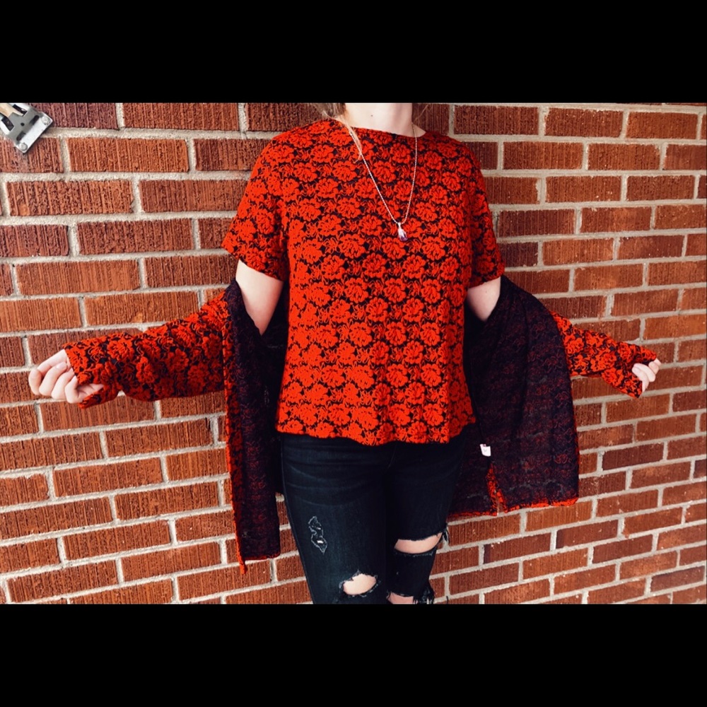 Vintage 2 pc rose set